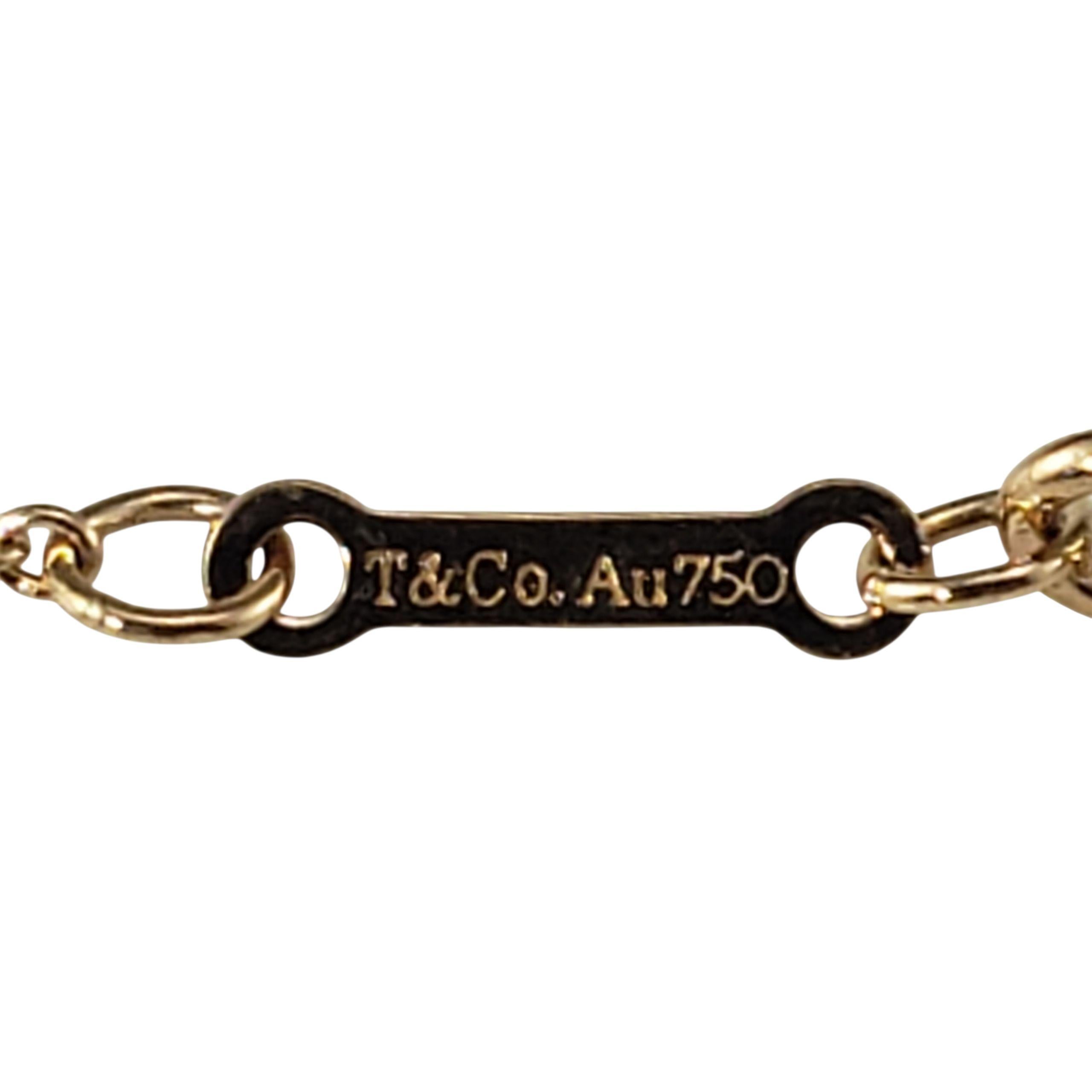 Tiffany & Co. Collana con ciondolo Arrow in oro rosa 18 carati Paloma Picasso #23198 in vendita 1