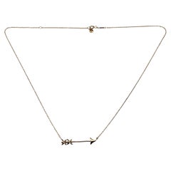 Tiffany & Co. Collana con ciondolo Arrow in oro rosa 18 carati Paloma Picasso #23198
