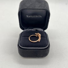 Tiffany & Co. Paloma Picasso – „Graffiti Love“-Ring aus 18-karätigem Roségold mit Diamanten, Größe 47
