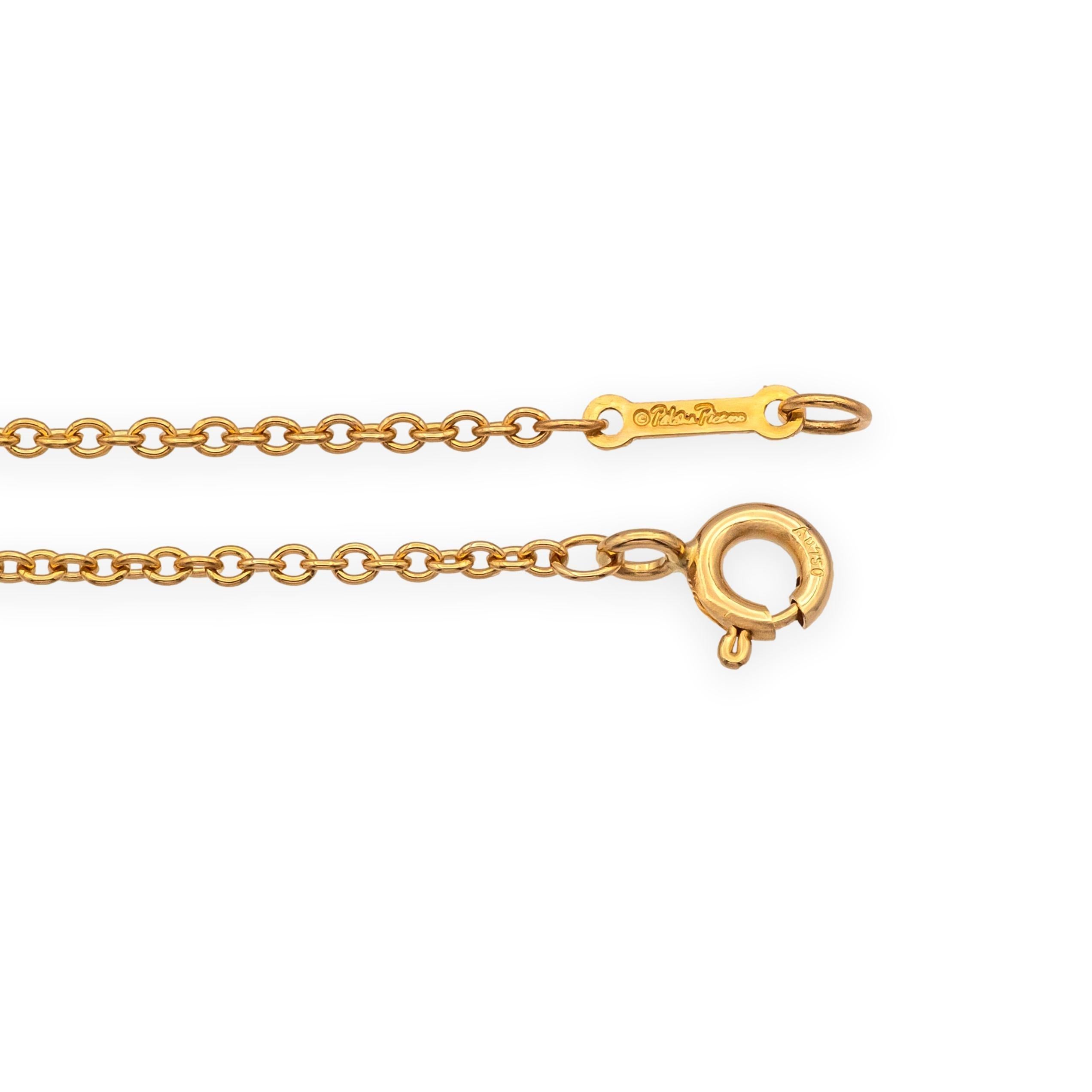 Tiffany & Co. Paloma Picasso 18K Rose Gold Double Loving Heart Bracelet 7