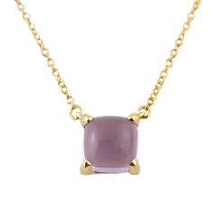 Tiffany & Co. Paloma Picasso 18k Yellow Gold Amethyst Sugar Stack Necklace