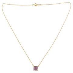 Tiffany & Co. Paloma Picasso 18k Yellow Gold Amethyst Sugar Stack Necklace