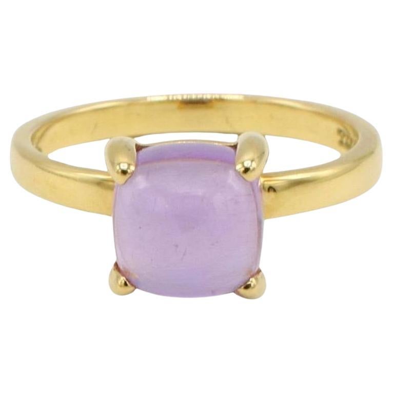 Tiffany & Co. Paloma Picasso 18k Yellow Gold Amethyst Sugar Stacks Ring For Sale