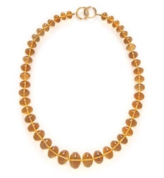 Tiffany & Co., Paloma Picasso, 18K Yellow Gold and Citrine Bead Necklace