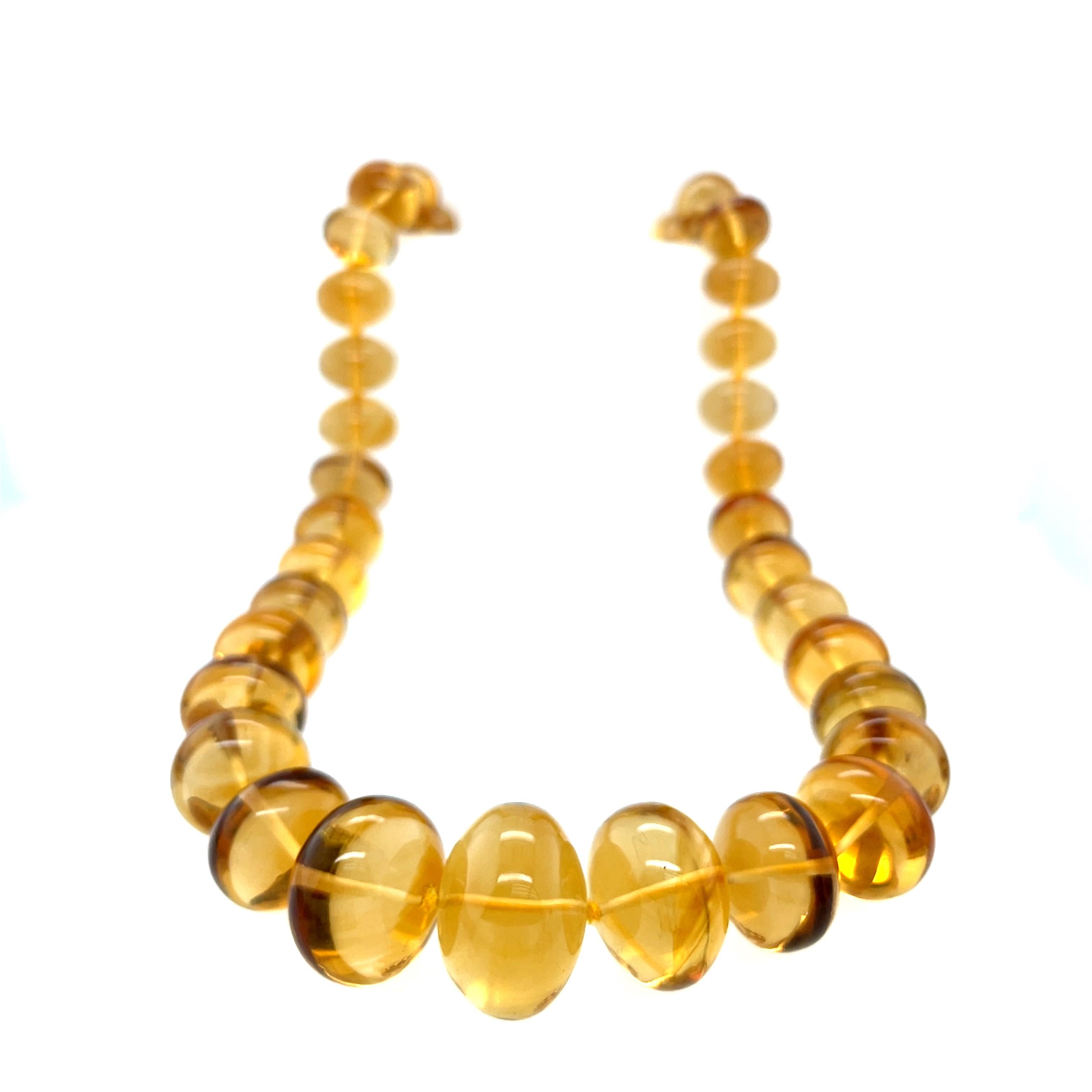 Tiffany & Co., Paloma Picasso, Perlenkette aus 18 Karat Gelbgold und Citrin von Tiffany & Co. (Zeitgenössisch) im Angebot