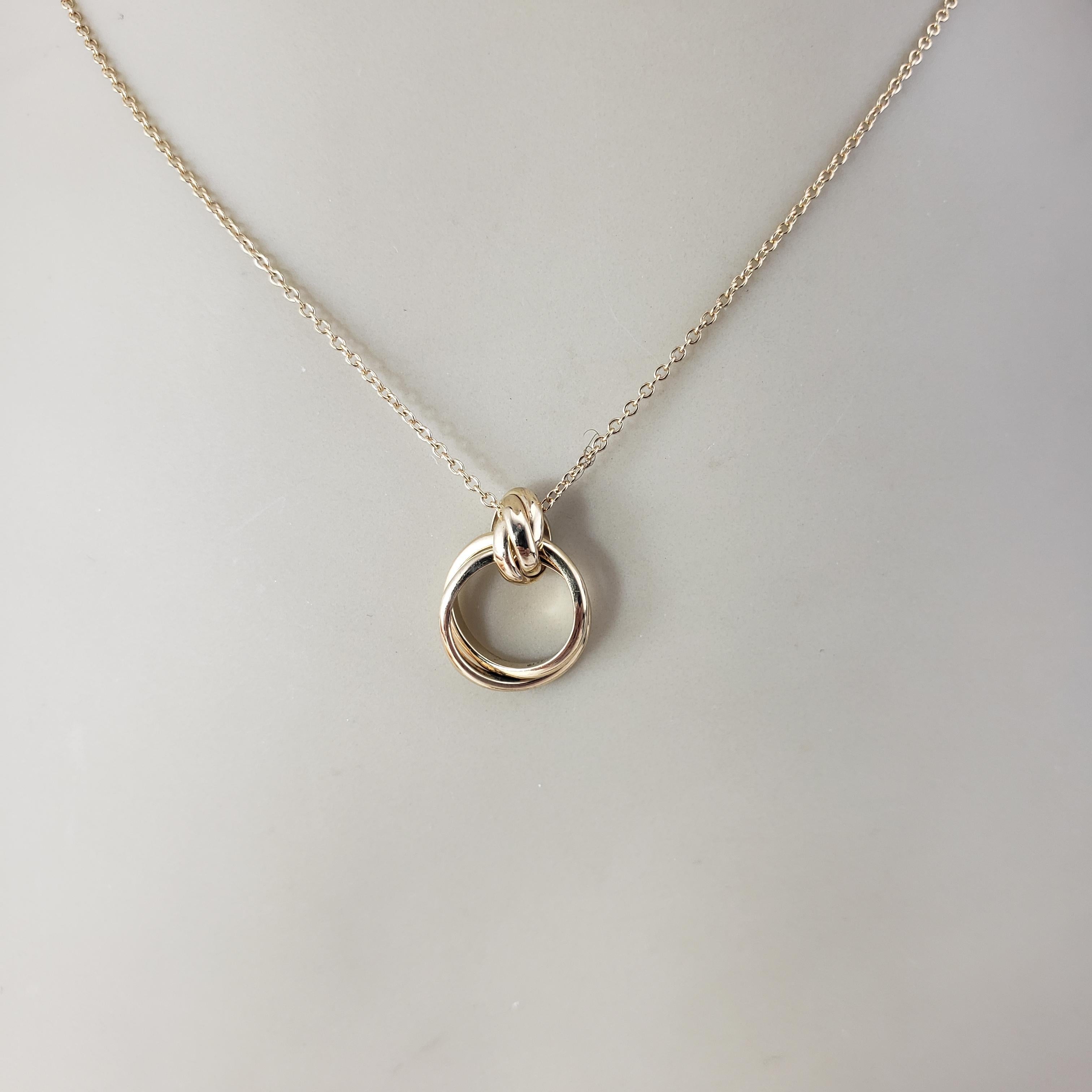 Tiffany & Co. Paloma Picasso 18K Yellow Gold Circle Pendant Necklace #20566 5
