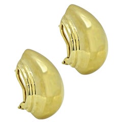 Tiffany & Co Paloma Picasso 18k Yellow Gold Earrings