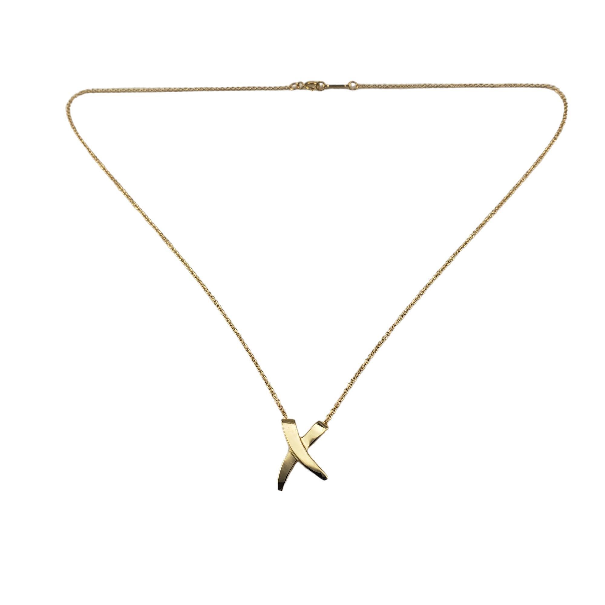 Tiffany & Co. Paloma Picasso 18K Yellow Gold Graffiti 