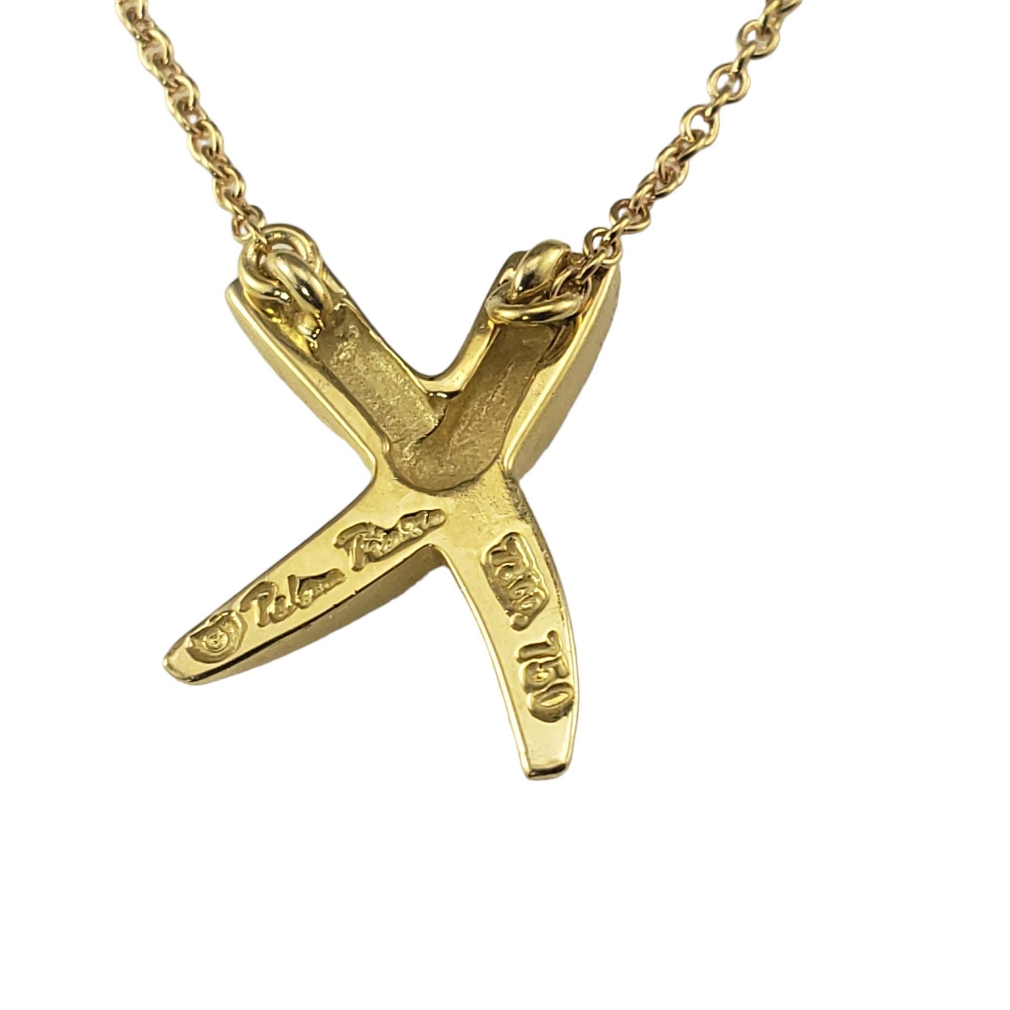 Tiffany & Co. Paloma Picasso 18K Yellow Gold Graffiti 