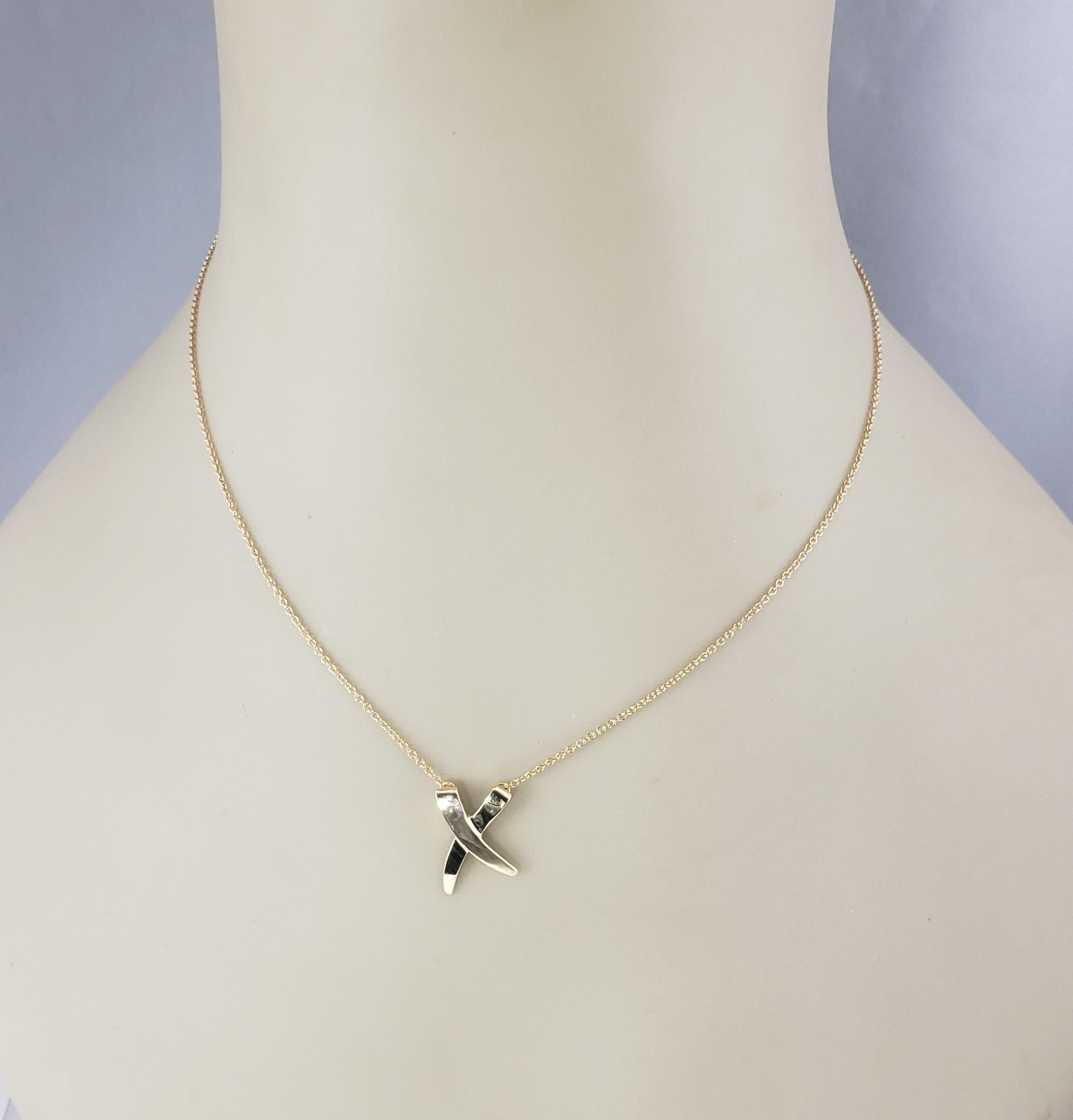 Tiffany & Co. Paloma Picasso 18K Yellow Gold Graffiti 
