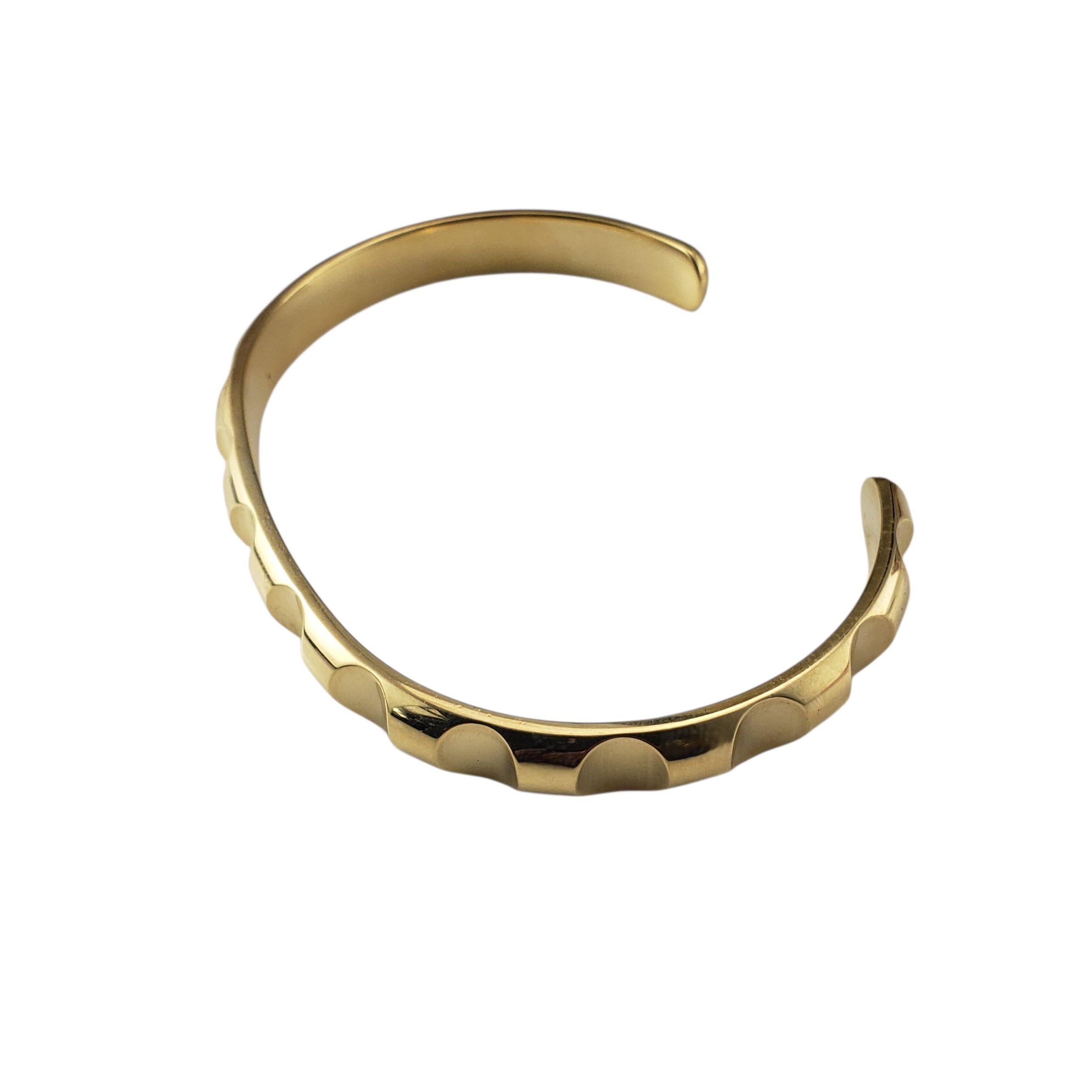 Donna Tiffany & Co. Paloma Picasso - Bracciale con scanalature in oro giallo 18 carati #22772 in vendita