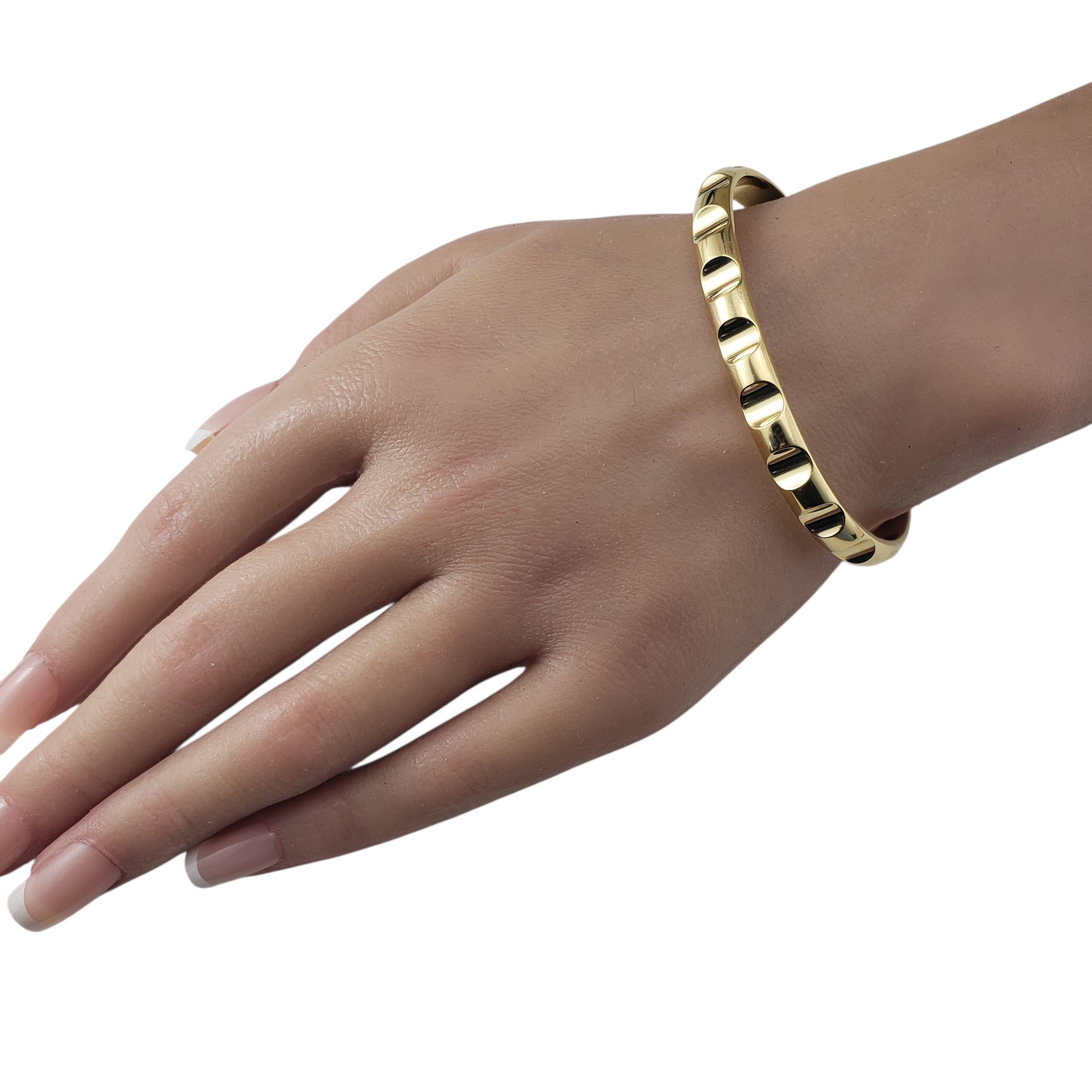 Tiffany & Co. Paloma Picasso - Bracciale con scanalature in oro giallo 18 carati #22772 in vendita 4