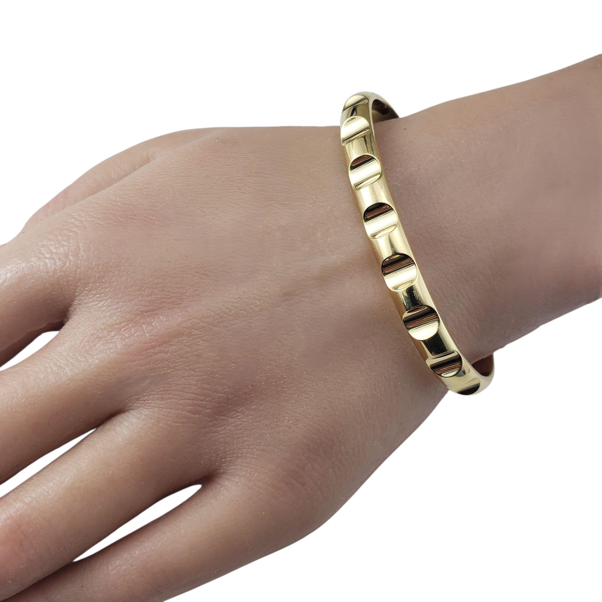 Tiffany & Co. Paloma Picasso - Bracciale con scanalature in oro giallo 18 carati #22772 in vendita 5