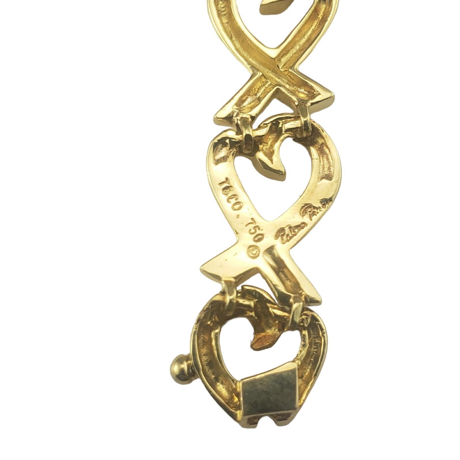 Tiffany & Co. Bracelet cœur Paloma Picasso en or jaune 18 carats n° 16794 en vente 3
