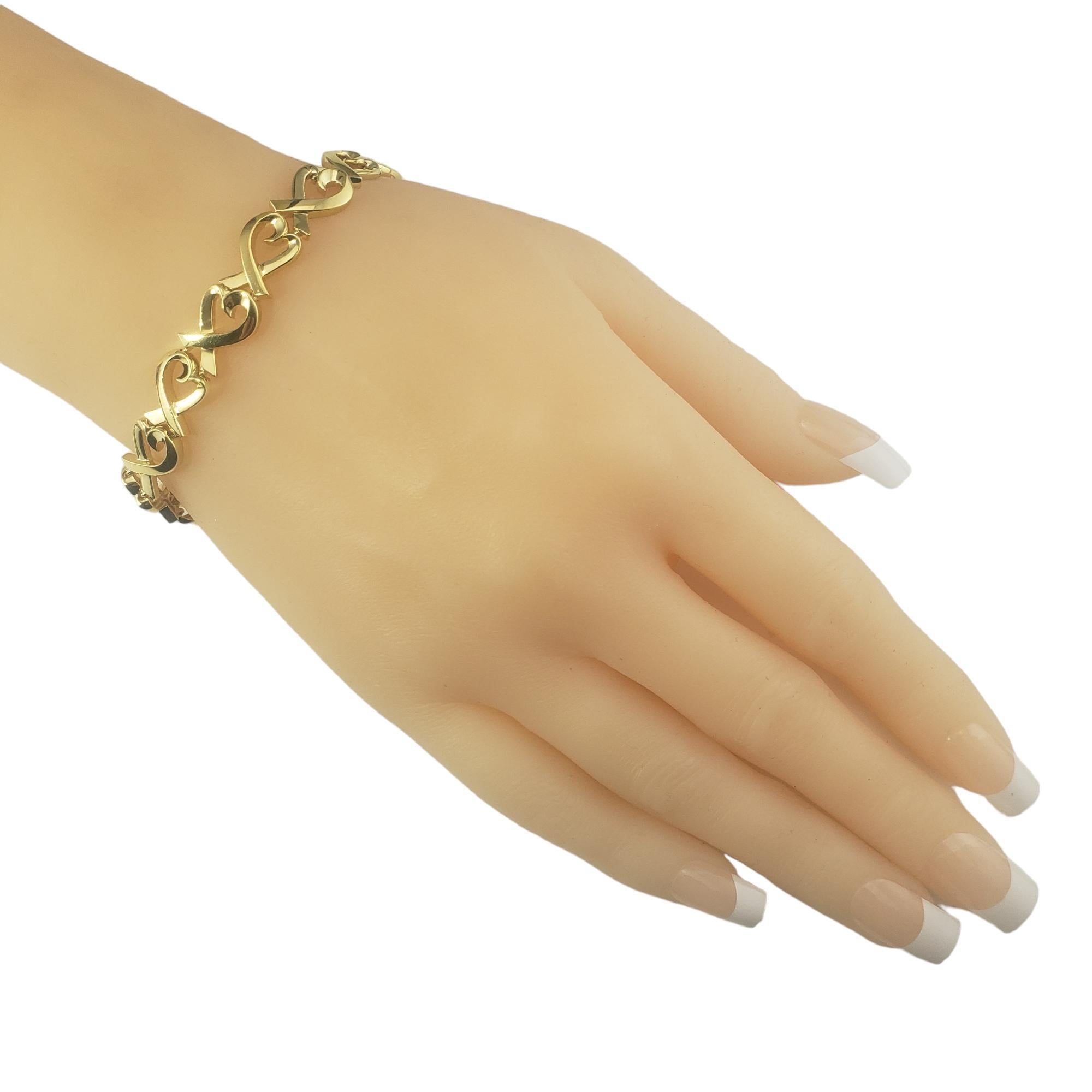 Tiffany & Co. Bracelet cœur Paloma Picasso en or jaune 18 carats n° 16794 en vente 4