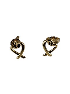 Tiffany & Co. Paloma Picasso - Orecchini a cuore in oro giallo 18 carati #24828