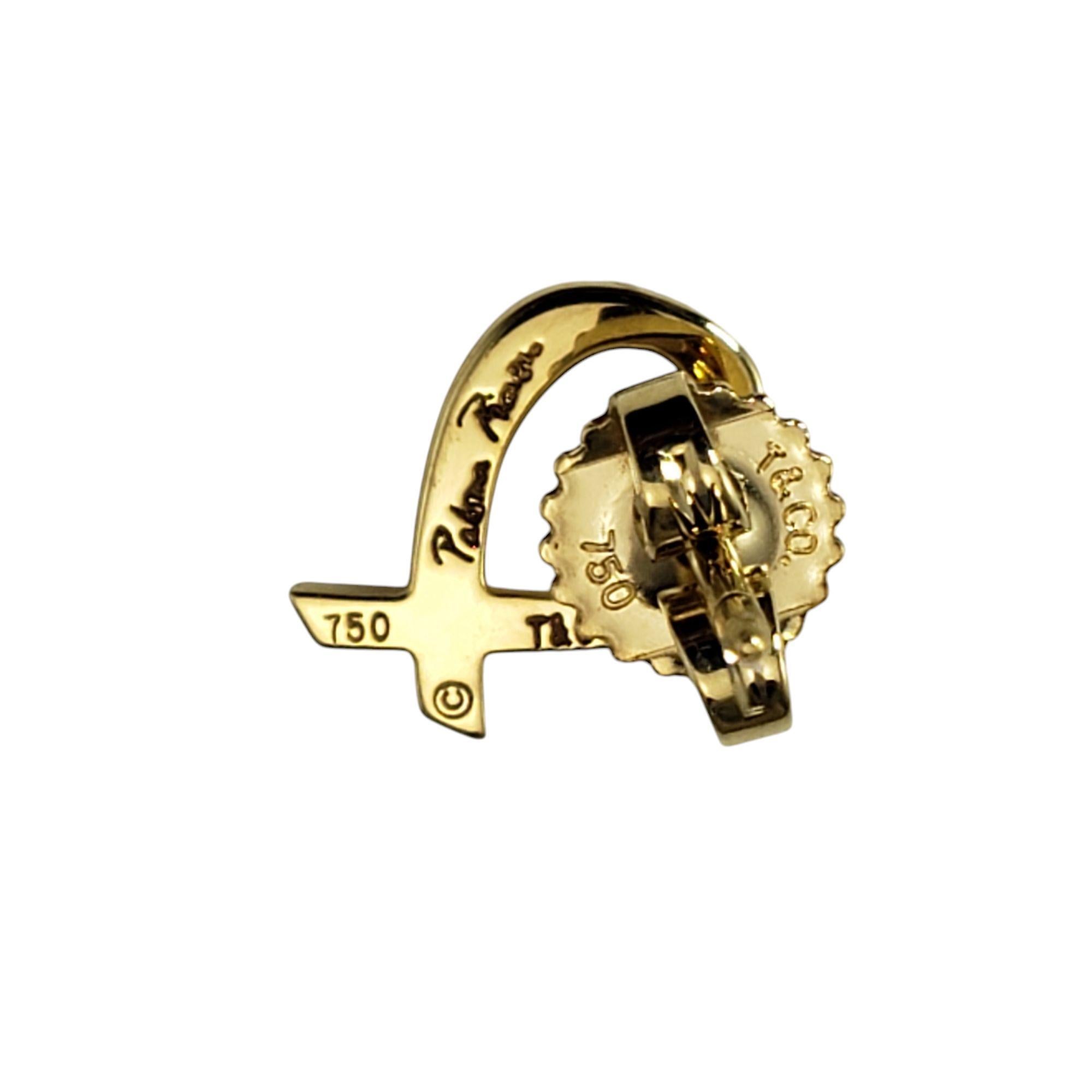 Tiffany & Co. Paloma Picasso 18K Yellow Gold Loving Hearts Stud Earrings #21192 For Sale 1
