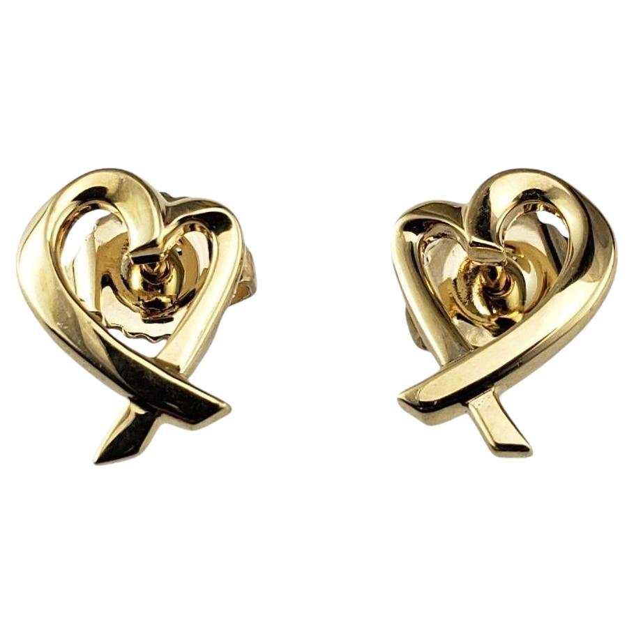 Tiffany & Co. Paloma Picasso 18 Karat Gelbgold Loving Hearts Ohrstecker #21192 Loving Hearts