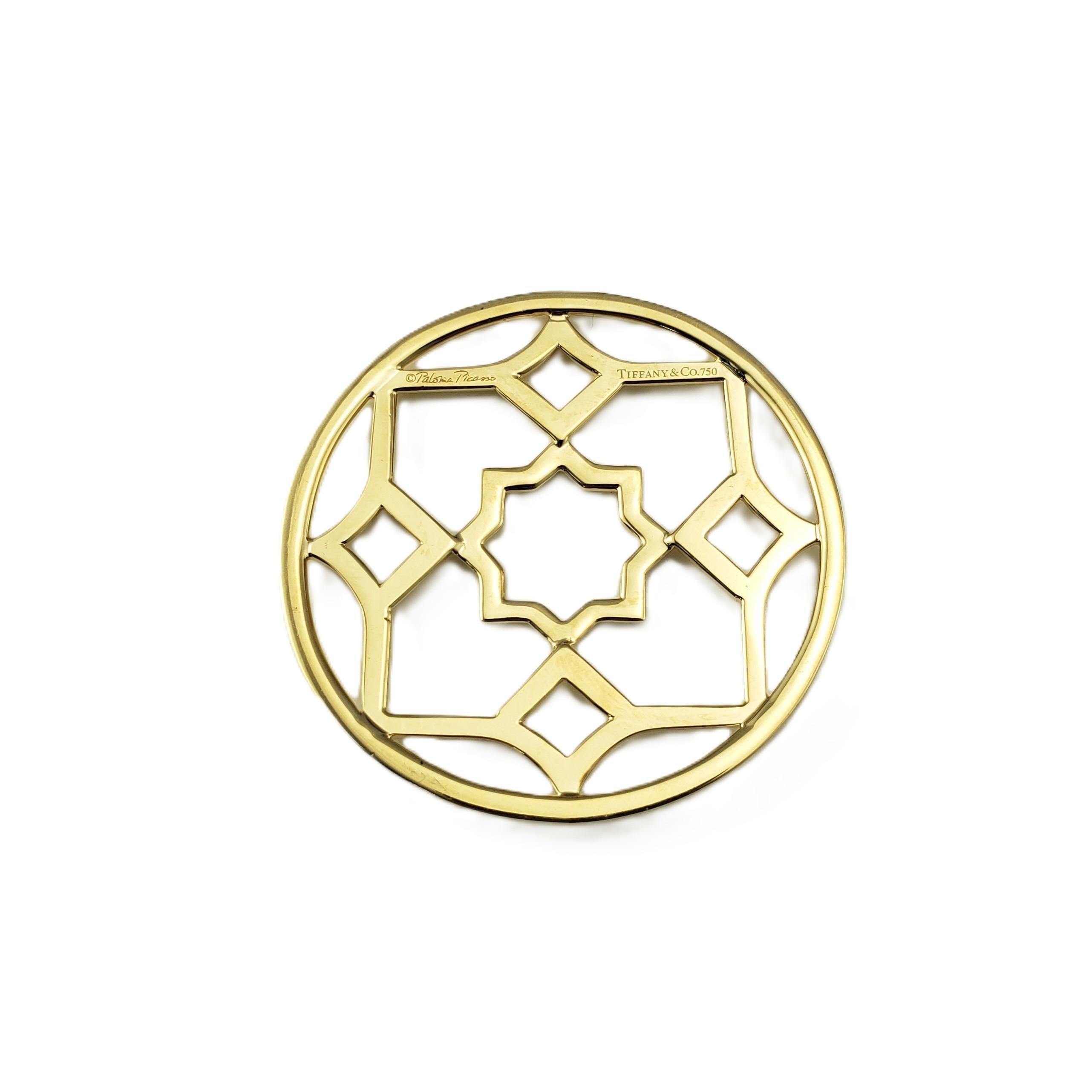 Tiffany & Co. Colgante Paloma Picasso Marrakech de oro amarillo de 18 quilates nº 22562 en venta 1