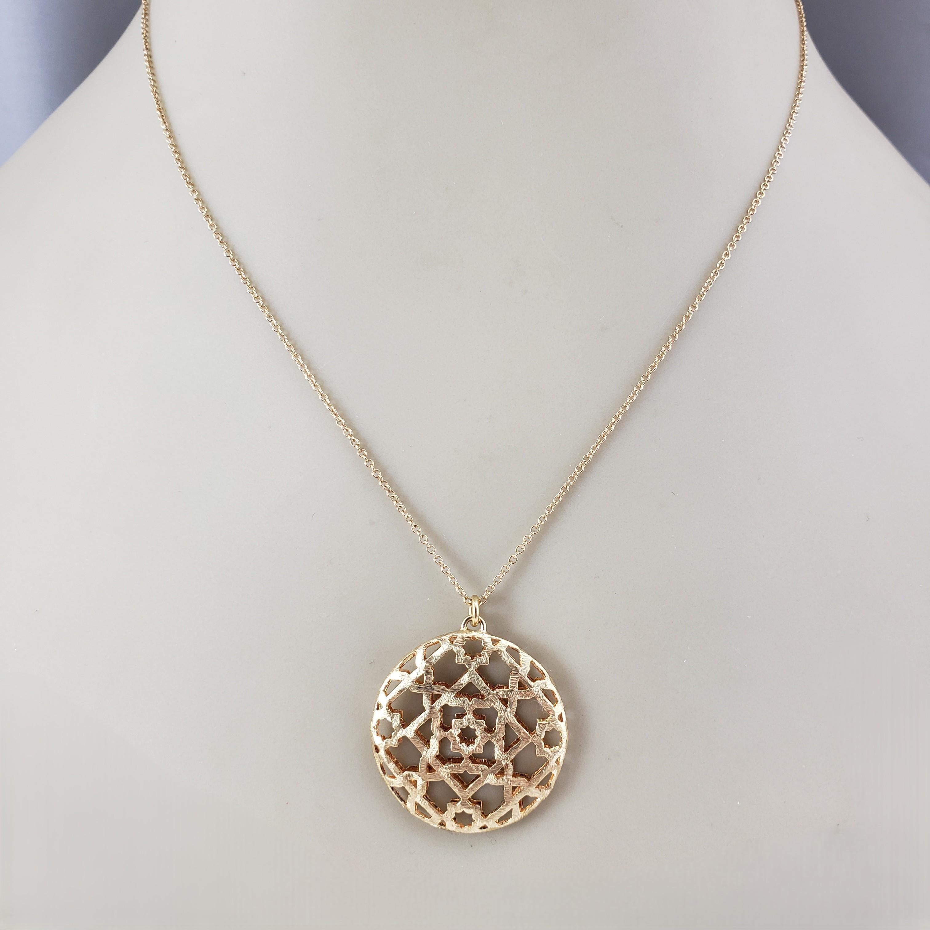 Tiffany & Co. Paloma Picasso - Collana con ciondolo Marrakesh in oro giallo 18 carati #21545 in vendita 3