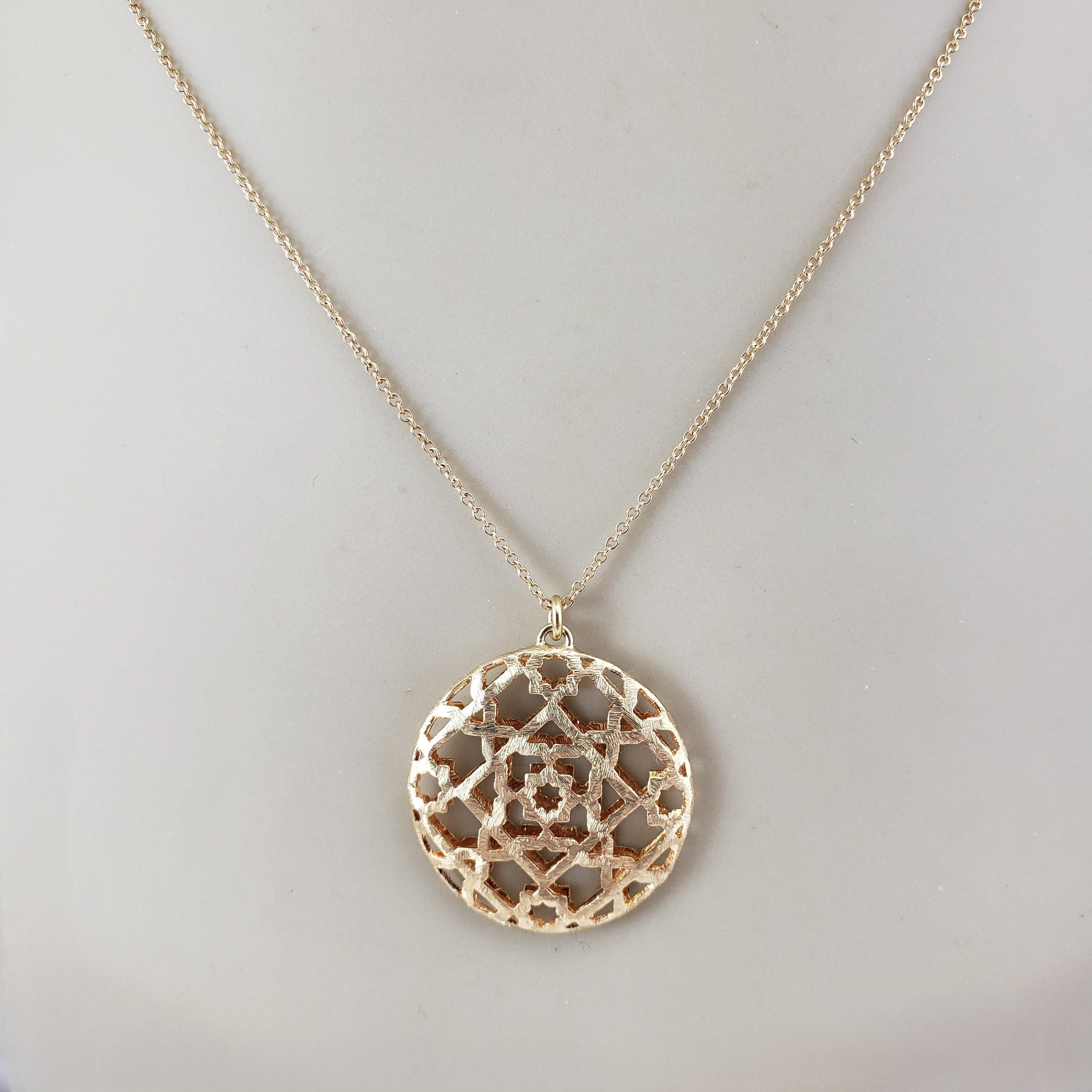 Tiffany & Co. Paloma Picasso - Collana con ciondolo Marrakesh in oro giallo 18 carati #21545 in vendita 4