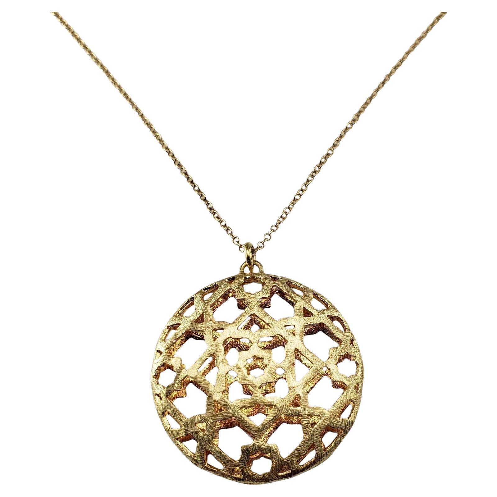 Tiffany & Co. Collar colgante Paloma Picasso Marrakech de oro amarillo de 18 quilates nº 21545