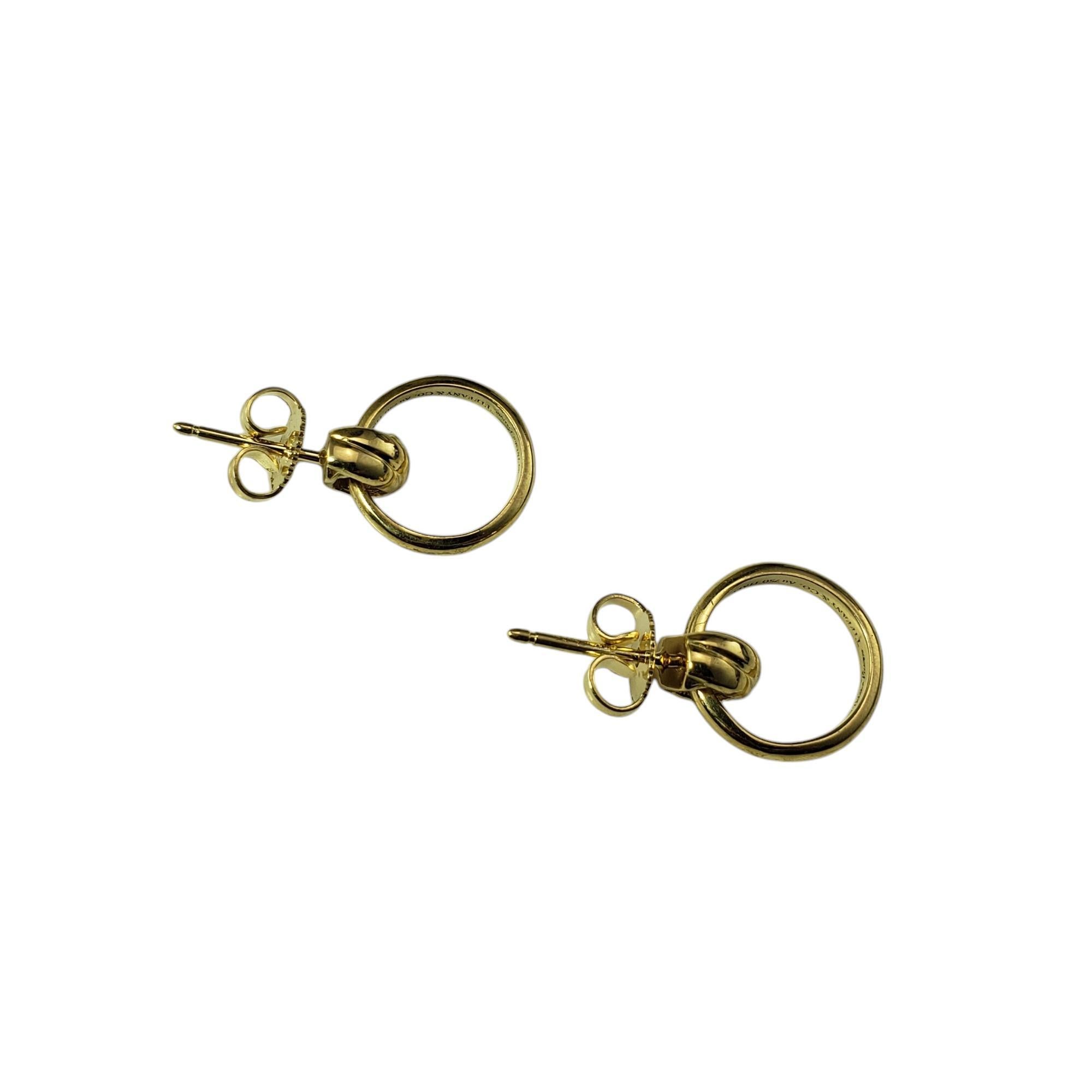 Contemporary Tiffany & Co. Paloma Picasso 18K Yellow Gold Melody Mini Hoop Earrings #20565