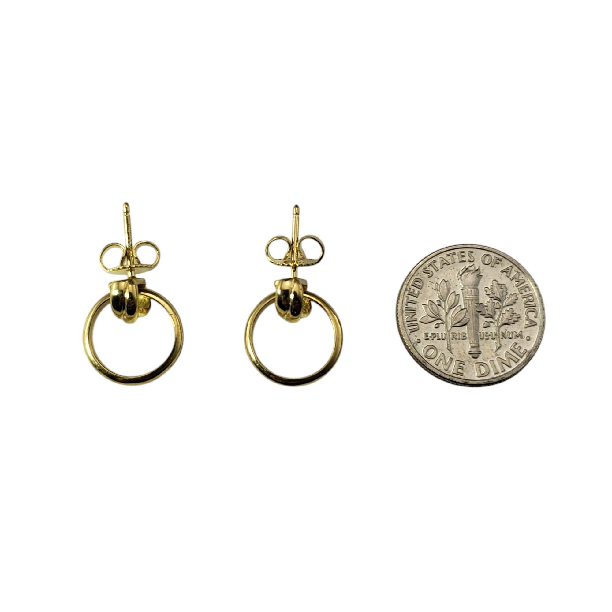 Tiffany & Co. Paloma Picasso 18K Yellow Gold Melody Mini Hoop Earrings #20565 1