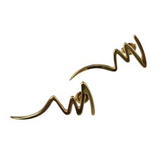 Tiffany & Co. Paloma Picasso 18K Yellow Gold Scribble Earrings #22980