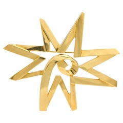 Tiffany & Co. Paloma Picasso 18k yellow gold star brooch
