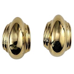 Tiffany & Co. Paloma Picasso 18K Yellow Gold Vendome Half-Hoop Earrings #25057