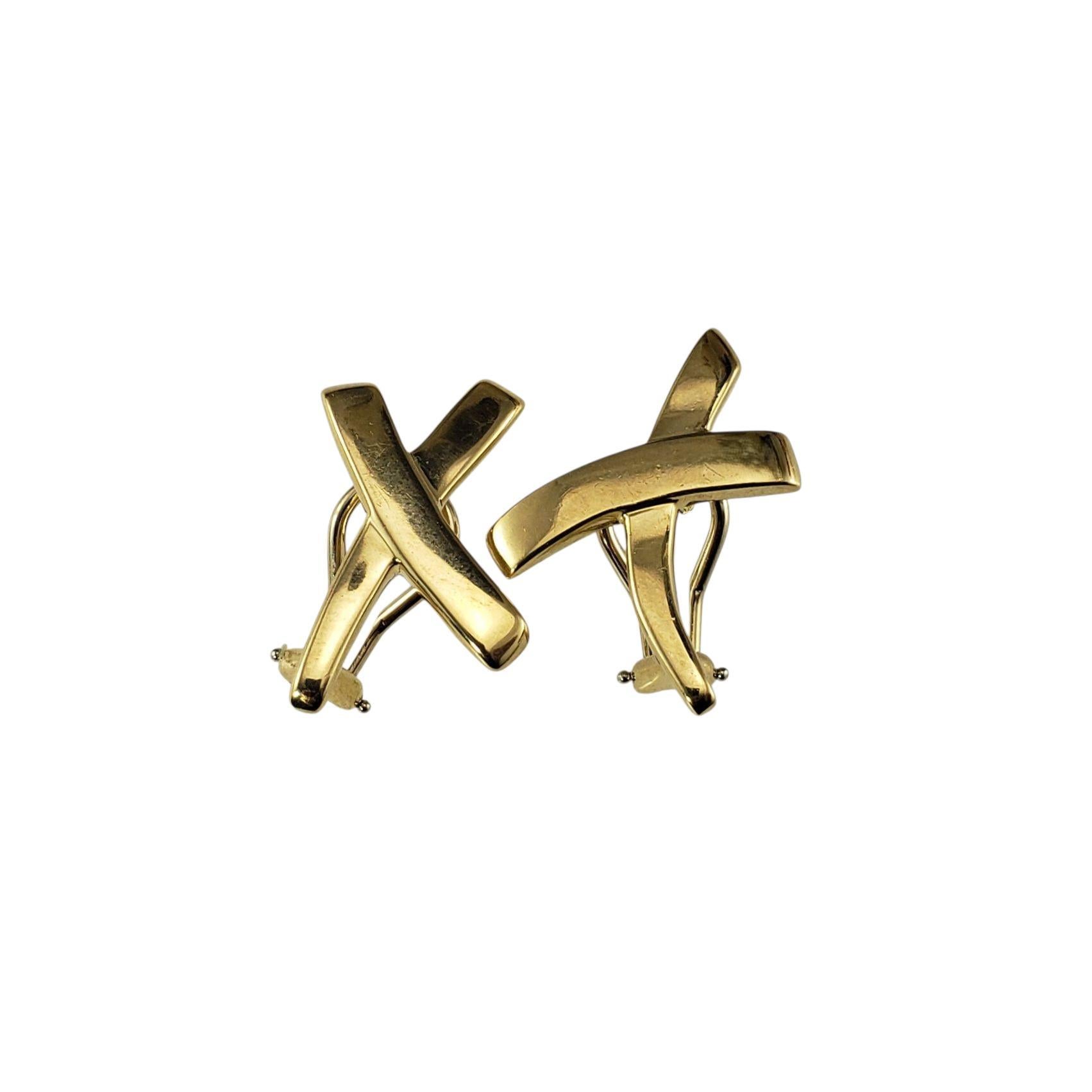 Tiffany & Co. Orecchini "X" in oro giallo 18 carati Paloma Picasso #22972