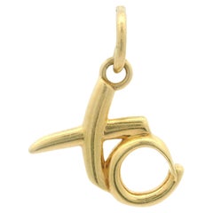 Tiffany & Co. Colgante XO Love and Kisses de oro amarillo de 18k Paloma Picasso