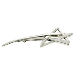 Tiffany & Co. Paloma Picasso 925 Sterling Silver Shooting Star Pin Brooch
