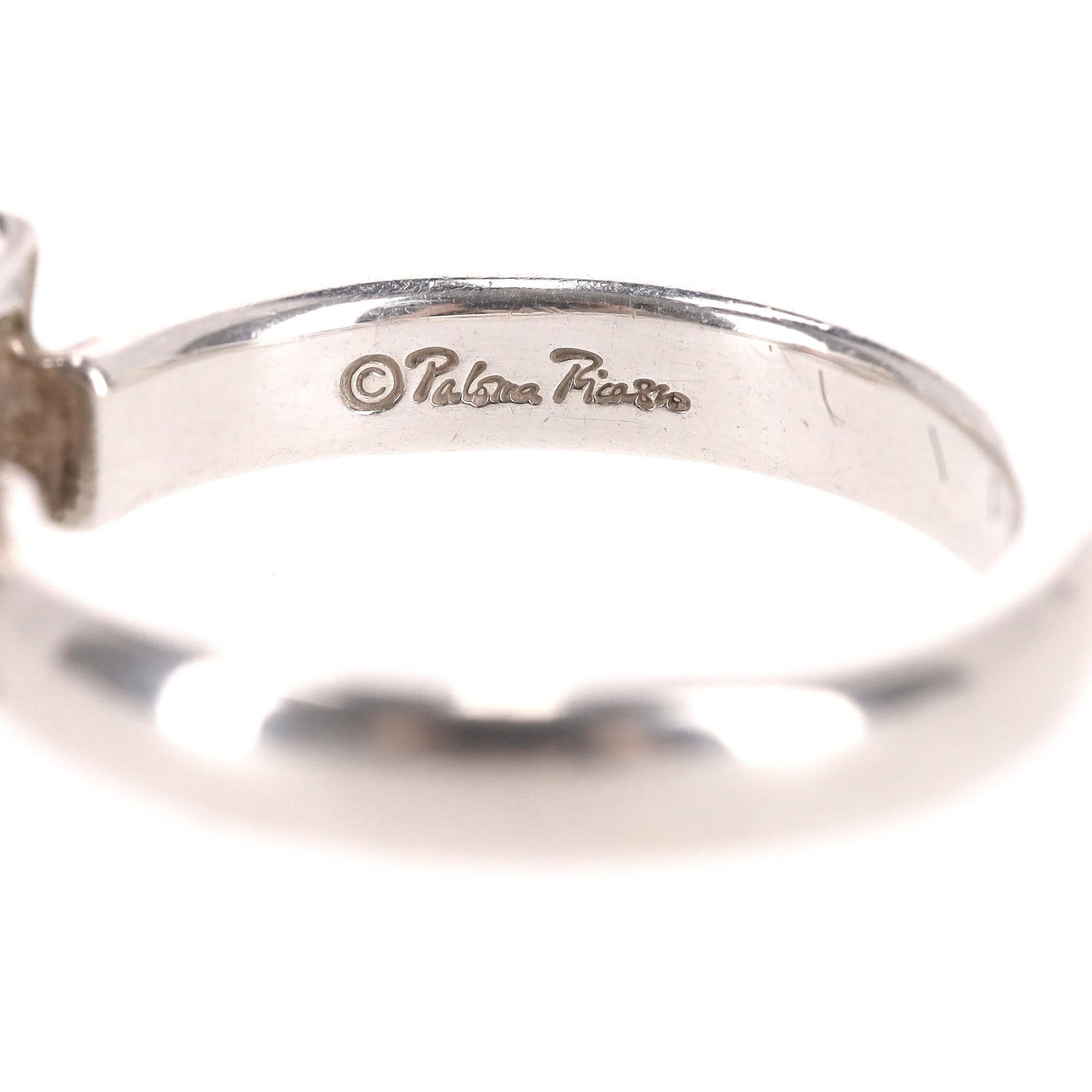 Tiffany & Co. Paloma Picasso 925 Sterling Silver Sugar Stacking Rings For Sale 7