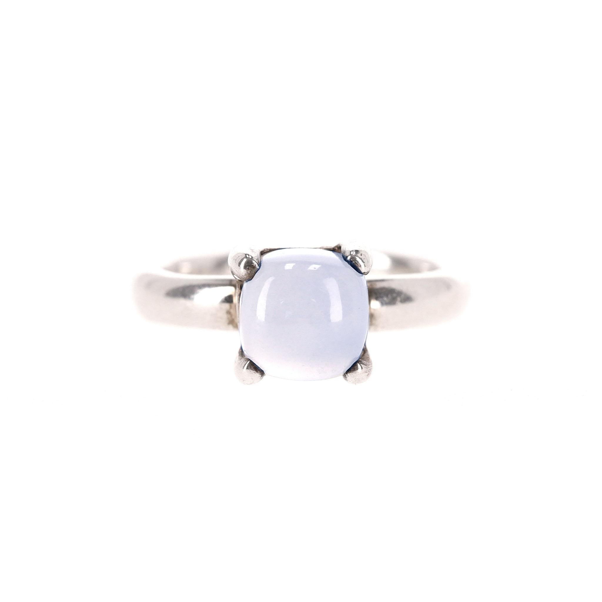 Cabochon Tiffany & Co. Paloma Picasso 925 Sterling Silver Sugar Stacking Rings For Sale