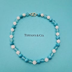 Tiffany & Co. Paloma Picasso Amazonite Moonstone Chalcedony Necklace Bracelet