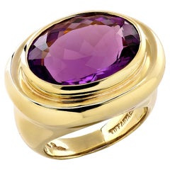 Tiffany & Co. Paloma Picasso Amethyst Cocktail Ring.