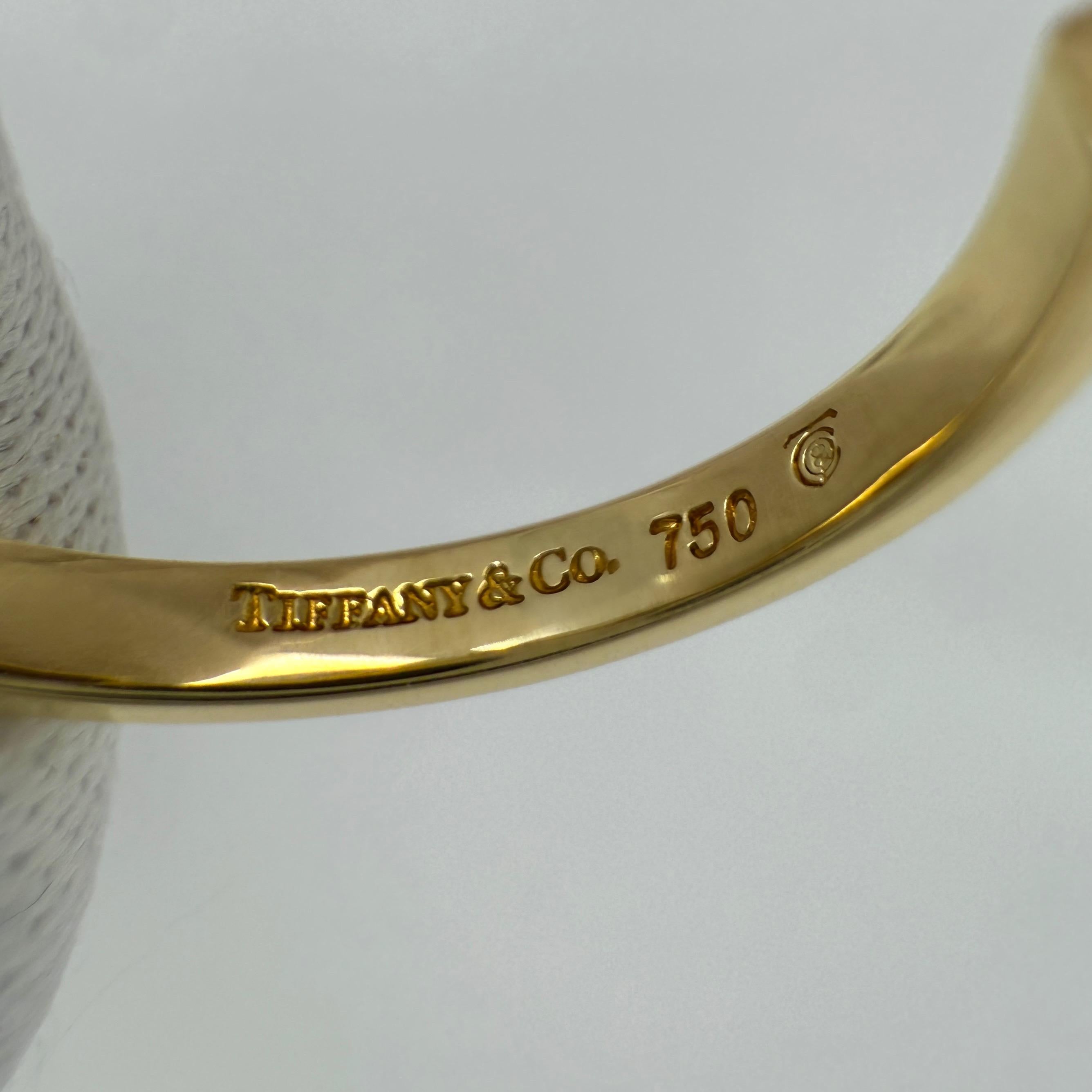Tiffany & Co. Paloma Picasso Anello in oro giallo 18k con ametista e pila di zucchero US5 in vendita 2