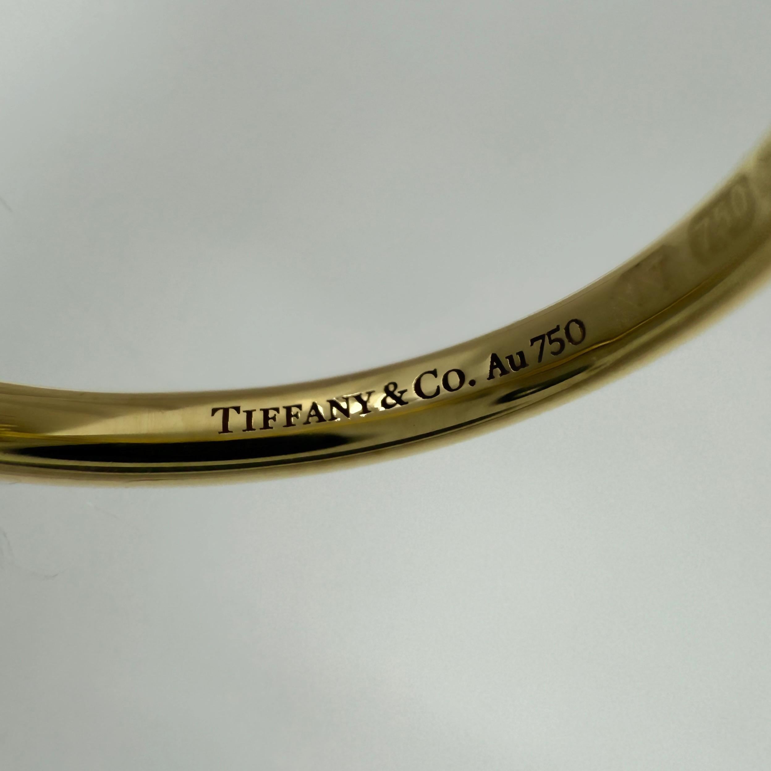 Tiffany & Co Paloma Picasso Blue Topaz Sugarstack Loaf 18k Yellow Gold Ring 2