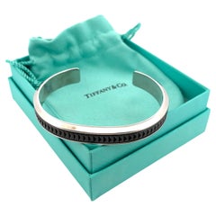 Tiffany & Co. Paloma Picasso Caliper S Steel Titanium Cuff Bracelet 7.5”