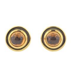 Tiffany & Co Paloma Picasso Citrine Gold Cufflinks