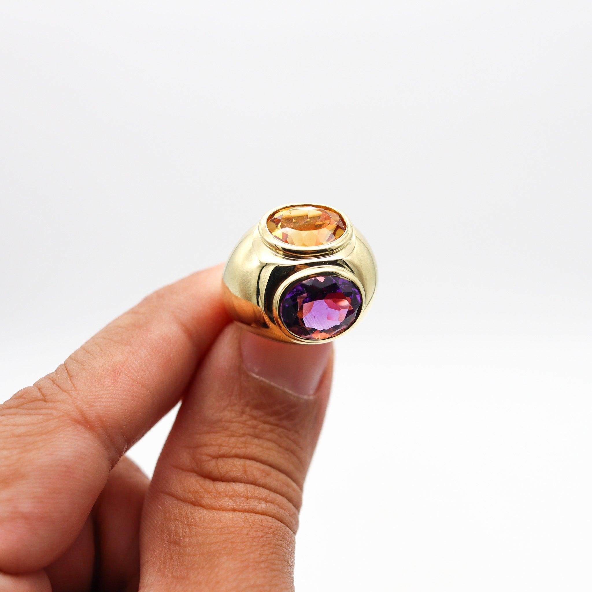 TIFFANY & CO Paloma Picasso Cocktail Ring 18Kt Gold With 8.41 Ctw Gemstones 5
