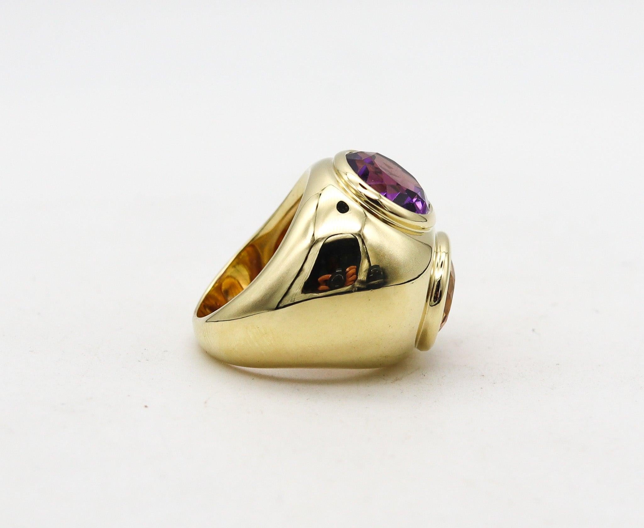 TIFFANY & CO Paloma Picasso Cocktail Ring 18Kt Gold With 8.41 Ctw Gemstones 1