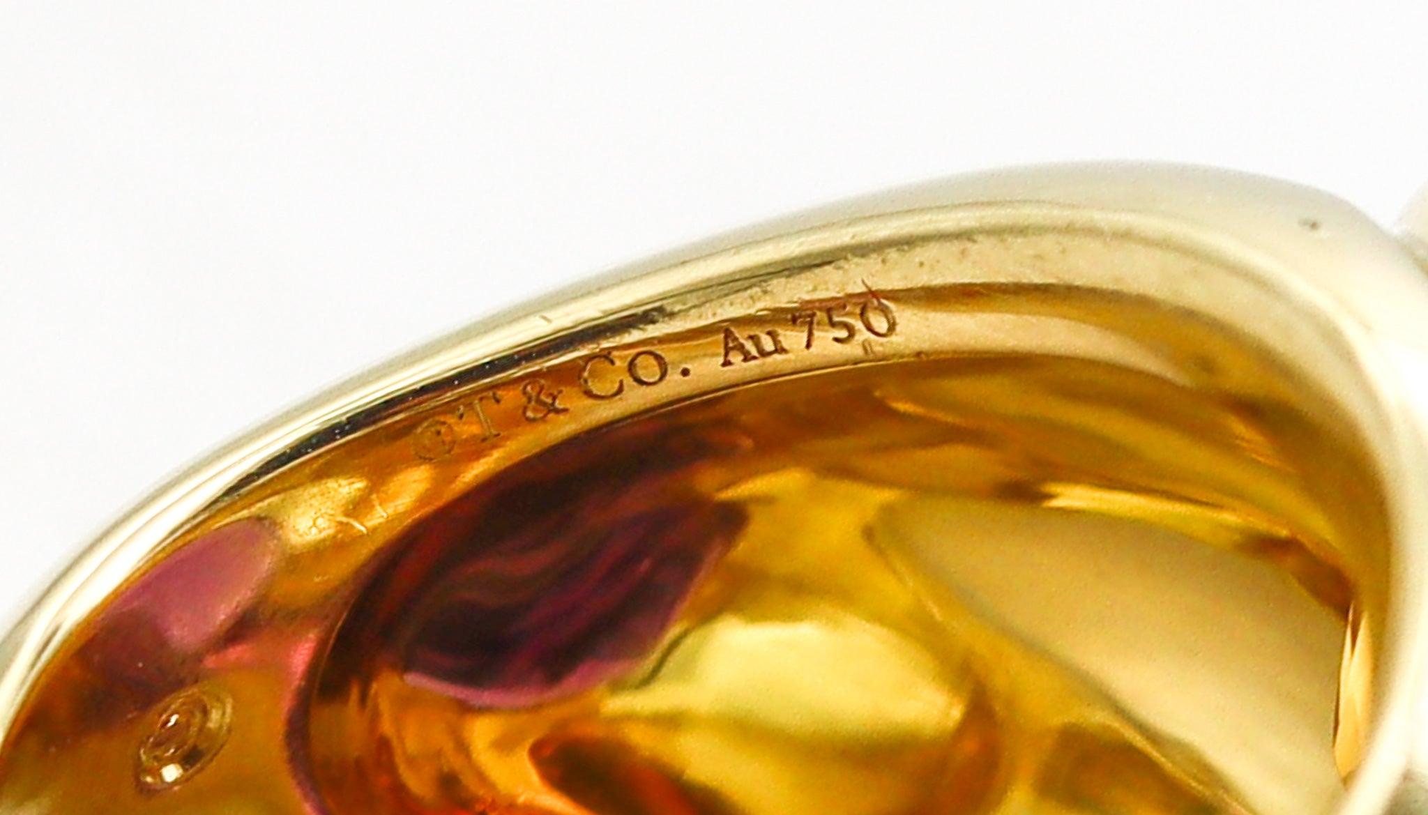 TIFFANY & CO Paloma Picasso Cocktail Ring 18Kt Gold With 8.41 Ctw Gemstones 4
