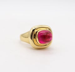 Tiffany & Co. Paloma Picasso Cocktail Ring in 18k Gold 7.28cts Pink Tourmaline