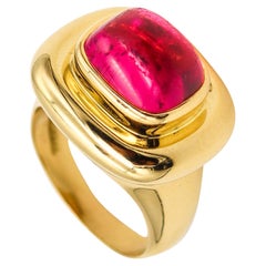 Tiffany & Co. Paloma Picasso Cocktail Ring in 18k Gold 7.28cts Pink Tourmaline