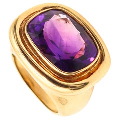 TIFFANY & CO. Anello da cocktail Paloma Picasso in oro giallo 18Kt con ametista da 9,48 carati