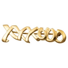 Tiffany & Co. Paloma Picasso Collection Love Kisses Brooch