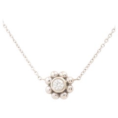 Tiffany & Co. Paloma Picasso Diamond Daisy Jolie  Bead  Necklace White Gold
